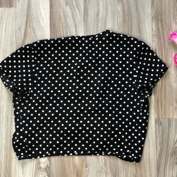 Vintage BCBG max  Azria polkadot crop top - Picture 5 of 6
